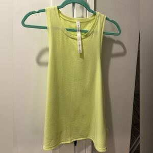 Lululemon Athletica Yellow Tank Top